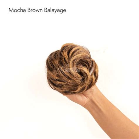 Faux Scrunchie Bun | Real Human Hair Bun | Bun Hair Extensions ...