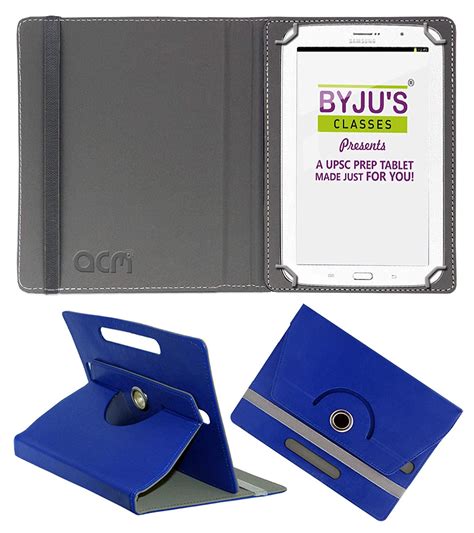 Acm Rotating Leather Flip Case Compatible with Byju Learning Tab 7 Inch ...