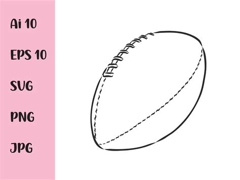 Rugby Ball Drawing 的图像结果