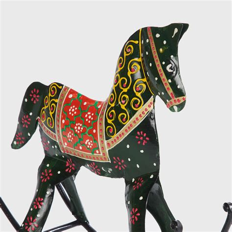 Buy Corsica Mystic India Metal Horse Figurine from Corsica by Home ...