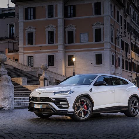 White Lamborghini Urus