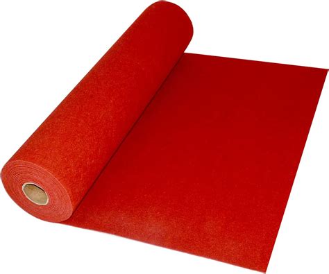 Buy Red Carpet Aisle Runner 3.28ft x 32.8ft 5.5mm Thickness Red Carpet ...