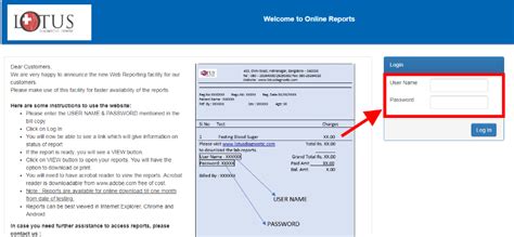 Download Reports from Lotus Diagnositcs