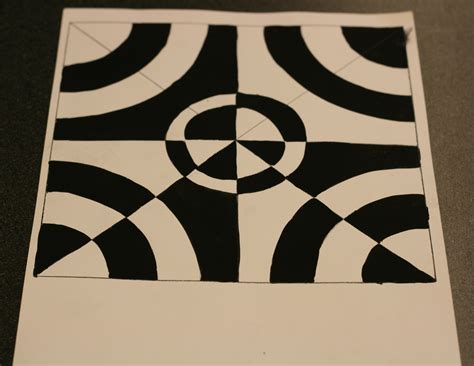 Radial Symmetry Colouring Pages Balance Design Symmetry