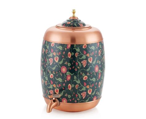 Buy Corporate Overseas 8 Liter Creepar Copper Tank,Copper Pot,Copper ...