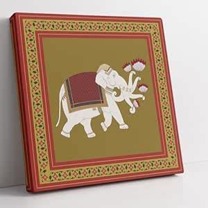 SAF painting Royal Elephant Wall Art – Traditional Indian Elephant ...