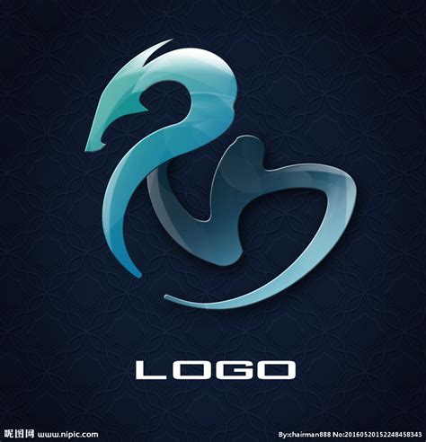 龙型logo设计图__海报设计_广告设计_设计图库_昵图网nipic.com