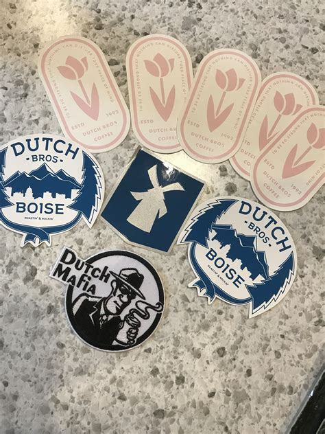 Dutch Bros Coffee Stickers September & October 2018