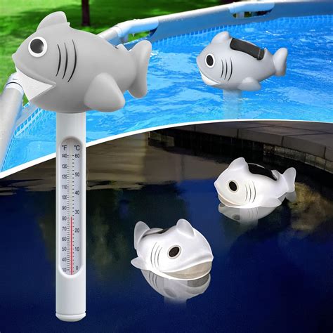 LanBlu Solar Shark Pool Thermometer, Large Easy Read India | Ubuy