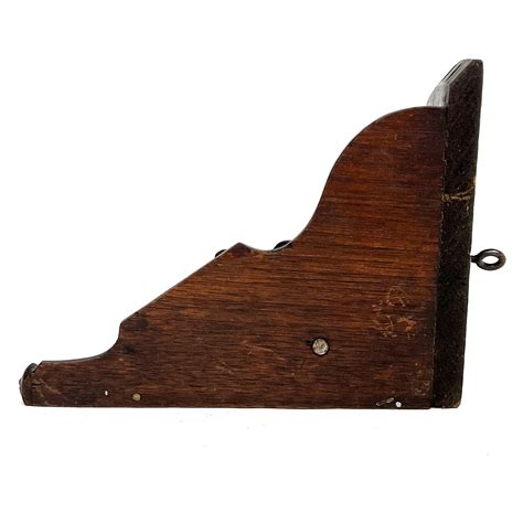 Antique Black Forest Stag Head Corner Wall Shelf