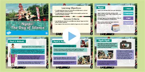 Nyepi Day of Silence facts and resources for your class