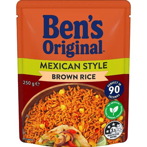 Calories in Uncle Ben's Microwave Mexican Style Brown Rice calcount
