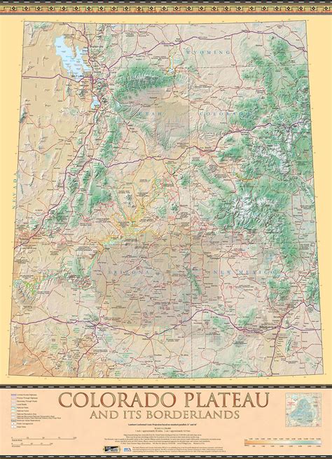 Colorado Plateau Map | Color 2018