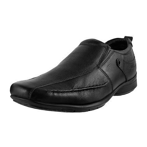 Buy Metro Men Black Leather Formal Shoes-11 UK/India (45 EU) (19-1600 ...