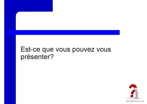 EXAMEN ORALE A1/A2 PARTIE 1: English ESL powerpoints