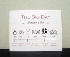 Wedding Timeline Invitations by A To Z Wedding Stationery Wedding Timeline Invitations