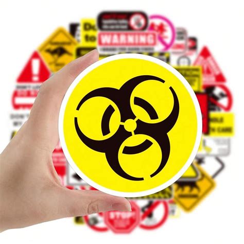 Warning Sign Stickers 的图像结果