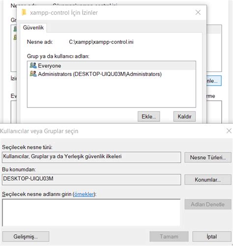 Cannot Create File Xampp Control.ini 的图像结果