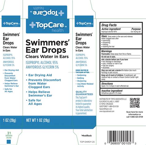 TopCare Swimmers' Ear Drops