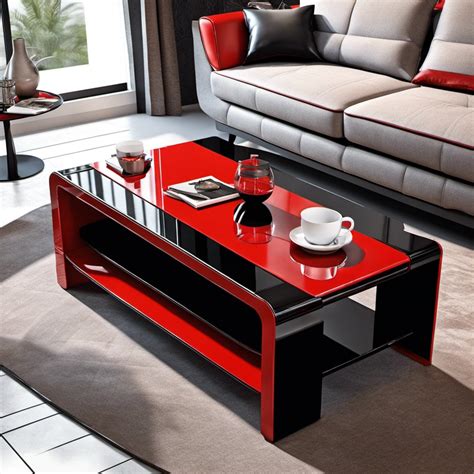 20 Inspiring Modern Red Coffee Table Designs for Contemporary Living Spaces