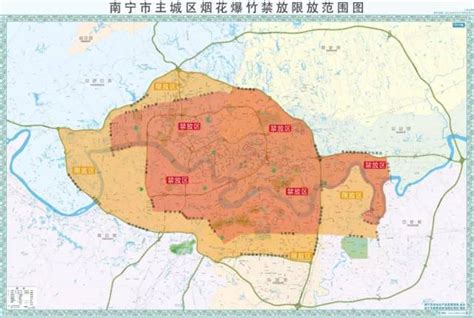 南宁市六区区域划分图,南宁市区,南宁市城区划分图_大山谷图库