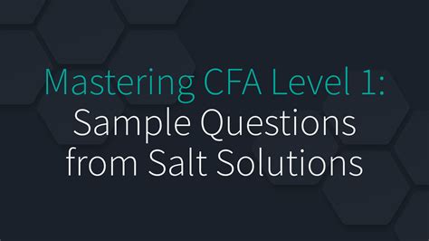 CFA Level 1 Practice Exams | CFA Level 1 Prep Study Material | Mock CFA ...