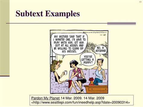 Image result for Subtext Example