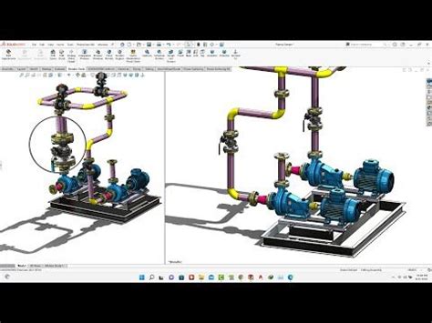 SolidWorks Piping Design 的图像结果