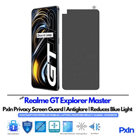 Privacy Screen Guard for Realme GT Explorer Master Mobile | No.1