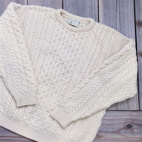 fisherman knit sweater | LEMON