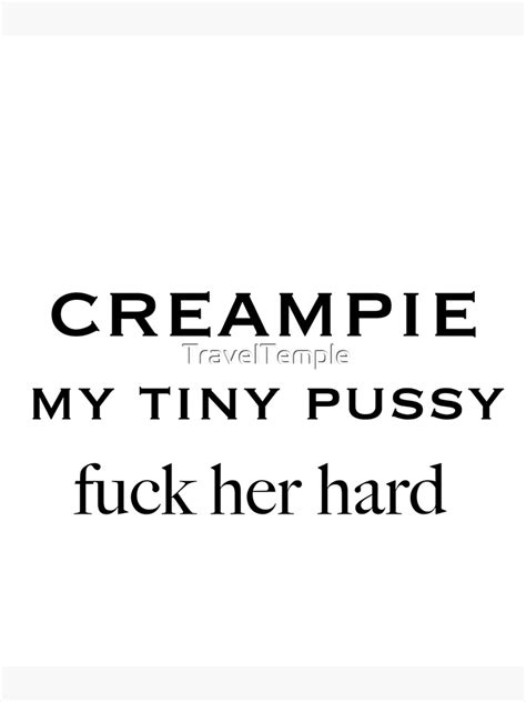 "creampie" Poster by TravelTemple | Redbubble
