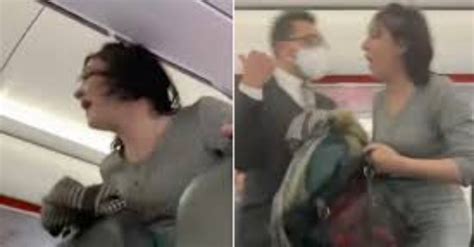 Woman Refuses To Wear Mask On Plane, Coughs On Passengers, Yells ...