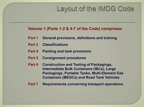 An introduction to the imdg code | PPT