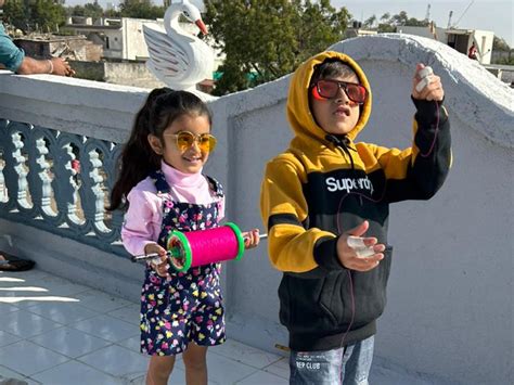 Kites fluttered to the tune of the DJ, the sky was colored with ...