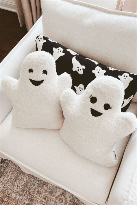Viral Ghost Shaped Pillow Dupes for Halloween 2025 - Caitlin Marie Design