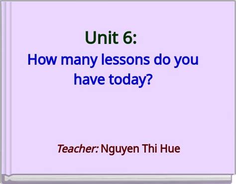 Image result for How Many Lessons