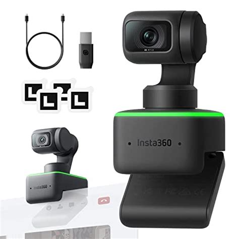 insta360 Link - PTZ 4K Webcam with 1/2" Sensor, AI Tracking, Gesture ...