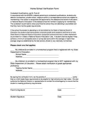 2020-2026 AL High School Rodeo Association Home School Verification ...
