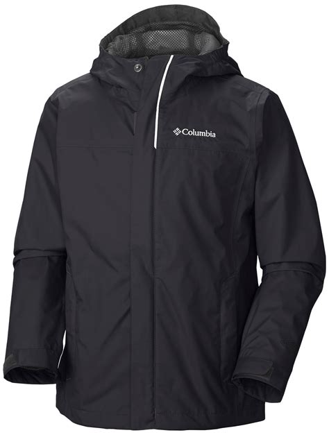 Columbia Boys' Watertight Waterproof Rain Jacket - 2Xsmall, Black ...