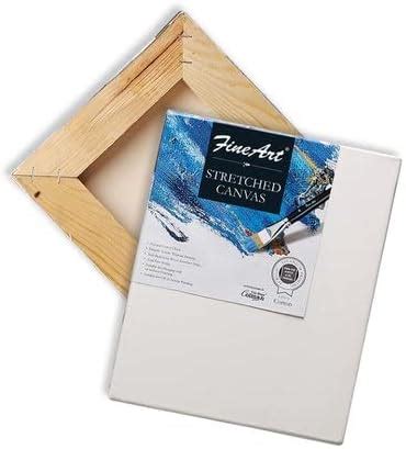Pidilite Fevicryl Fine Art Stretched Canvas Back Fold for Painting, 100 ...