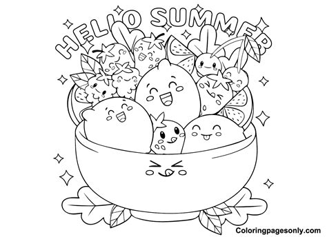 June Coloring Pages Free Printable