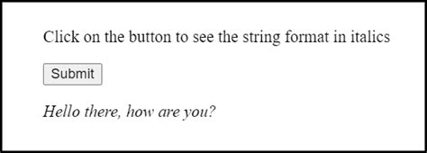 JavaScript Format 的图像结果