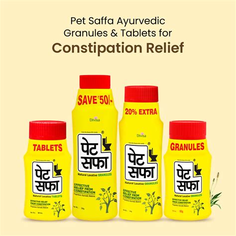 Ayurvedic Tablets for Constipation | Pet Saffa - Divisa Store