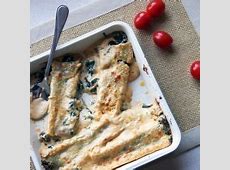 Gordon Ramsay's delicious cannelloni filled with spinach  