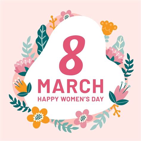 Salutation de la journée internationale de la femme | Vecteur Gratuite