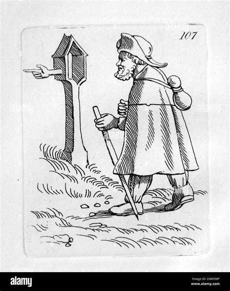 Page 107 - Hans Holbein the Younger (c.1497-1543) woodcut illustrations for Erasmus' In Praise ...