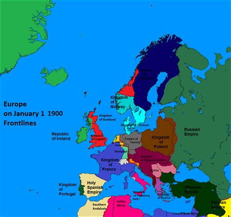 Map Of Europe In 1900 – 7+ Vintage Maps: Europe in 1900 & Beyond! – YQTI