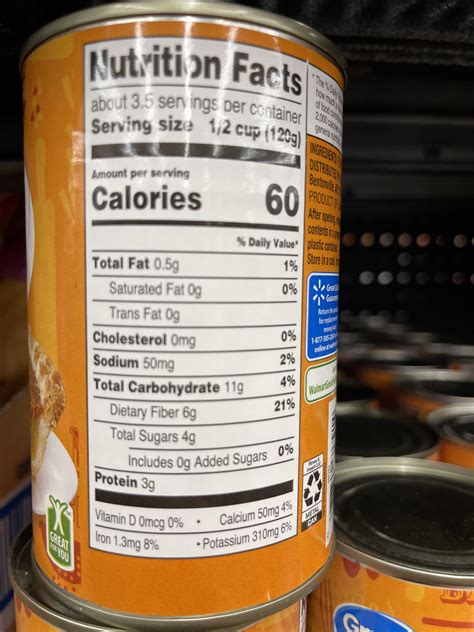 Wrong calorie count on this canned pumpkin? Since fiber has no calories ...