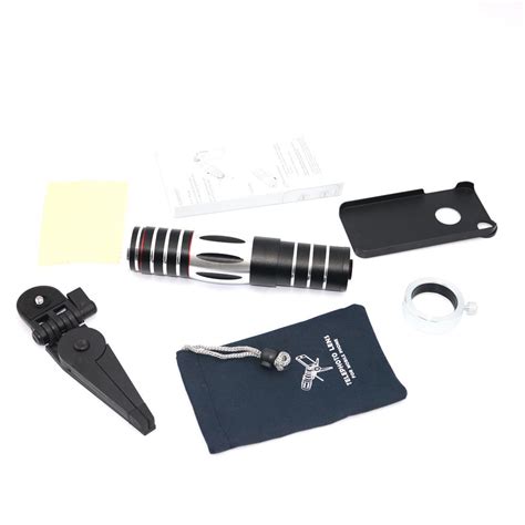Buy Apexel 5X-15X Optical Zoom Telephoto Telescope Camera Lens with ...