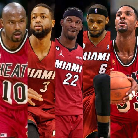 MIAMI HEAT ALL TIME STARTING LINEUPS! : r/heat